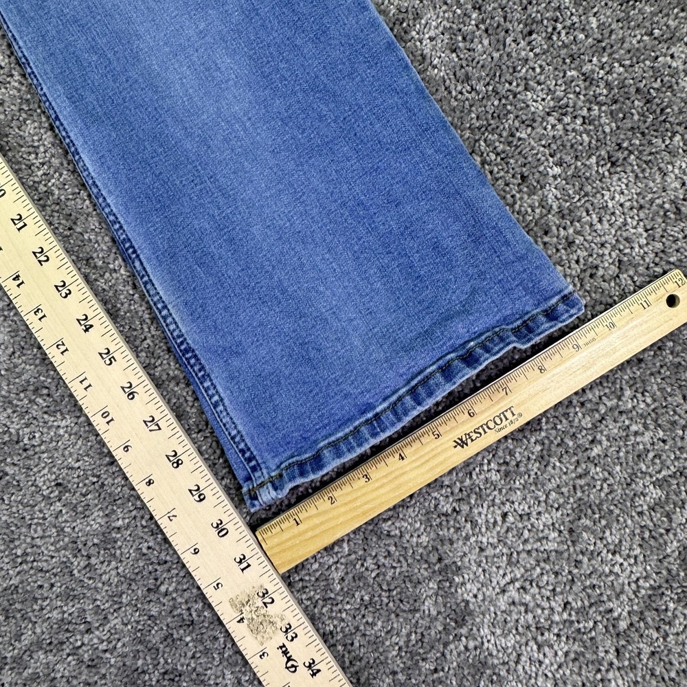 Lee Jeans Womens 20 Blue Shape Illusions Bootcut Stretch Denim Medium Wash - Picture 5 of 8